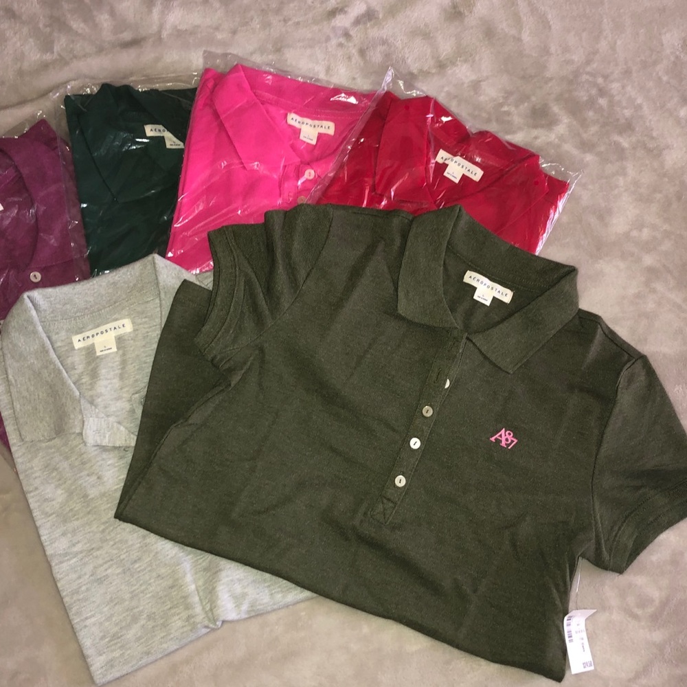 6 aeropostal Pollo Shirts